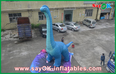 Palloni pubblicitari gonfiabili Dinosauro Personaggi dei cartoni animati gonfiabili Stoffa di Oxford per la pubblicità