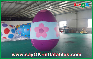 Decorazione gonfiabile variopinta di festival di Pasqua dell'uovo della decorazione con l'uovo di Pasqua gonfiabile della stampa da vendere