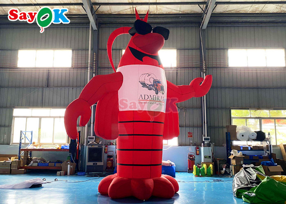 Modello gonfiabile With dell'aragosta gigante animale rossa 2 anni di garanzia