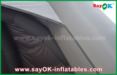 Tenda gonfiabile nera dell'aria del PVC/tenda del ragno cupola di pubblicità con il ventilatore