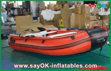 kajak gonfiabile di canoa della persona del pavimento 4-6 della lega di alluminio dei crogioli di PVC di 0.9mm