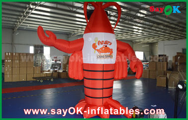 Grande aragosta gonfiabile rossa per la pubblicità decorazione/modello artificiale gigante dell'aragosta