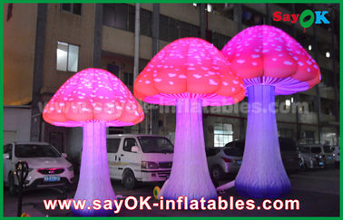 luce principale gonfiabile del fungo di m. di 190T rossi di nylon 2 - 5 per la pubblicità/decorazione