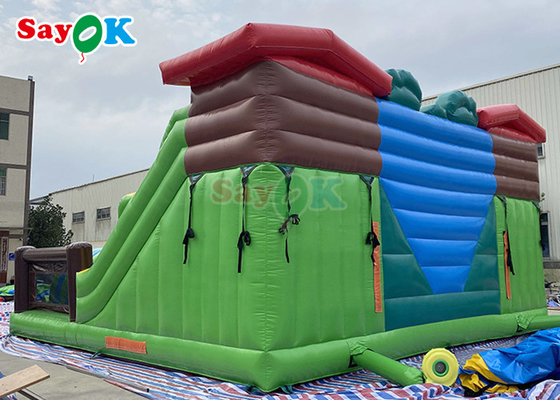Parco a tema gonfiabile divertenti Bouncer scivolo trampolino per bambini attrezzature per giochi commerciali interni