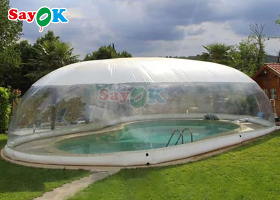 Copertina gonfiabile per piscina esterna personalizzata Cupola gonfiabile trasparente