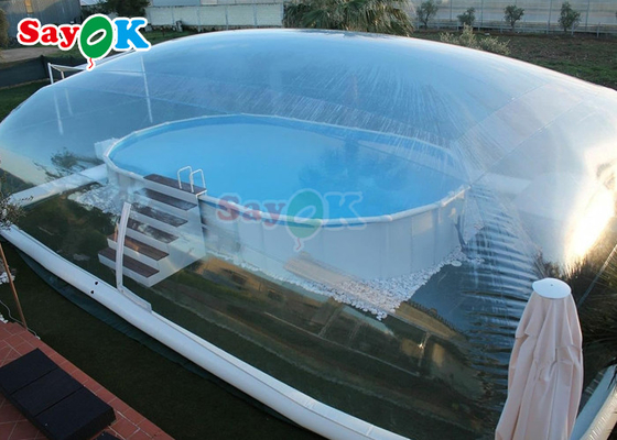 Contenitori esterni personalizzati coperture di tende gonfiabili per piscina coperture gonfiabili per piscina cupola
