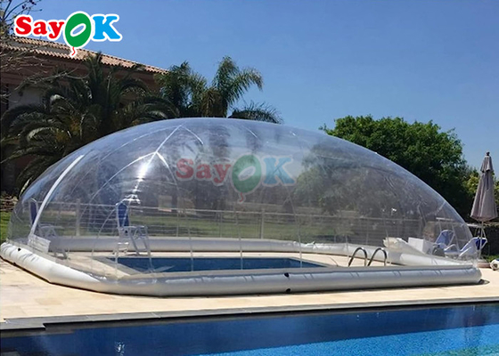 Esterno Personalizzato trasparente trasparente impermeabile PVC copertura piscina tende Inverno recinti cupola