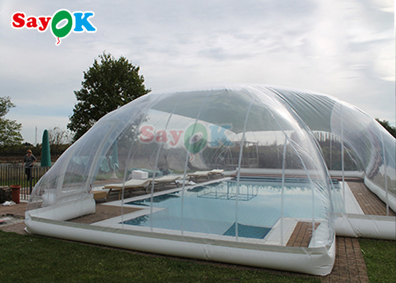 Copertura per piscina su misura Tenda gonfiabile trasparente per piscina Tenda a bolla per piscina invernale
