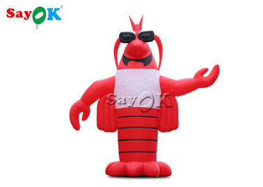 Palloni pubblicitari gonfiabili Animali marini Raniere 7M Lobster gonfiabile Modello