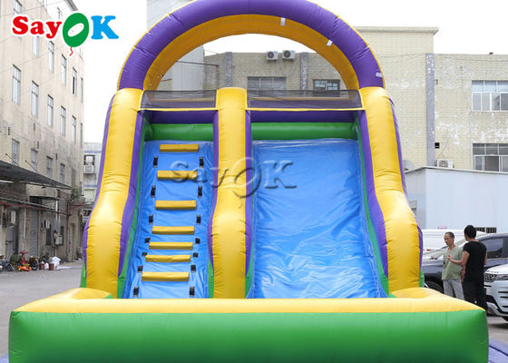 7x4mH Adult Inflatabile Climbing Water Slides With Pool Inflatabile Slide For Kids